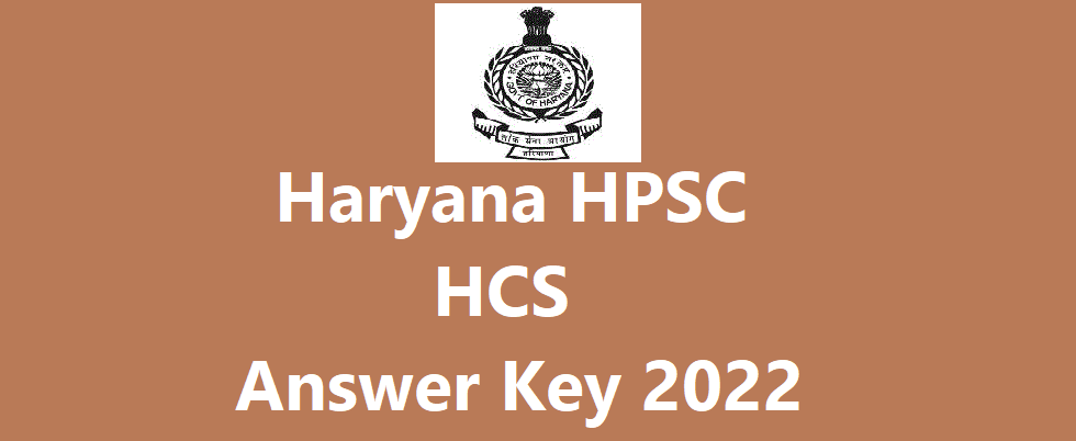 HPSC HCS Answer Key 2022