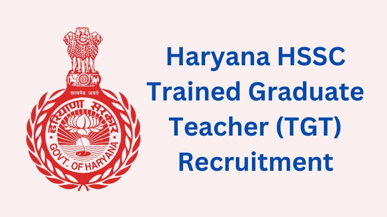 Haryana TGT Post Recruitment 2022