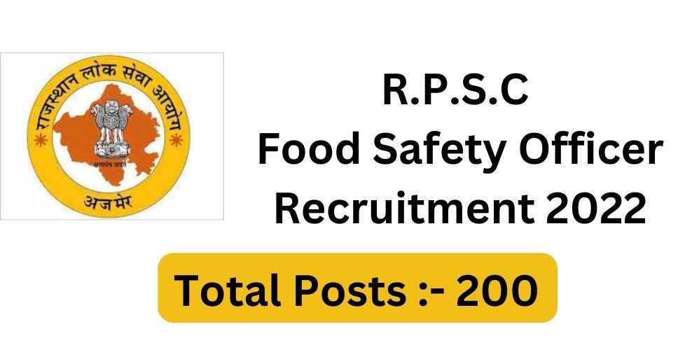 RPSO FSO Recruitment 2022