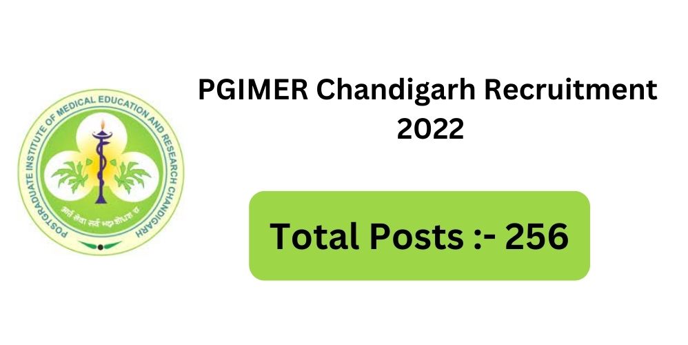 PGIMER Chandigarh Vacancy 2022